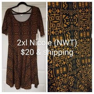 New Lularoe 2xl Nicole (fits sizes 22-24)